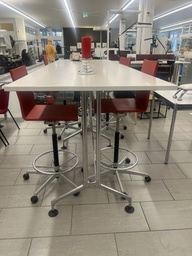 Vitra Eames Hochtisch 250x80 Höhe 110cm weiss