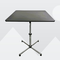 USM Kitos/manuell-höheverstellbarTisch 75x75x120cm, schwarzm