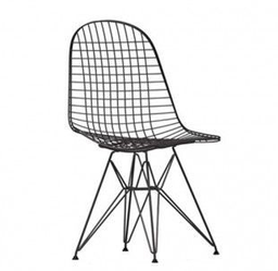 Vitra Eames DKX Drahtstuhl schwarz