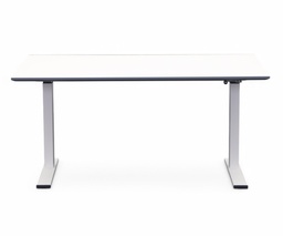 Lista El Höheverstellbarer Office LO Exdent weiss (160 × 80 × 127 cm)