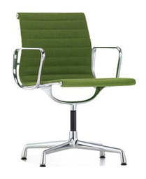 Vitra EA 108 Alu Group Chair (Feststehend) grün wie Neu