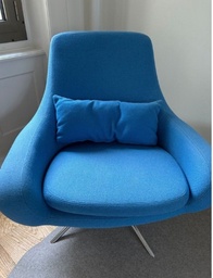 Softline Noomi Lounge Sessel Stoff / Blau wie NEU