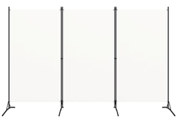 Paravent Trennwand 2.tlg 175x80x180cm weiss