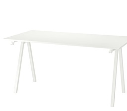 Bürotisch Sibier 160x80cm wie Neu in weiss
