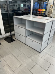 USM Haller Modulschrank Lichtgrau Lichtgrau, Breite 152x51x110cm