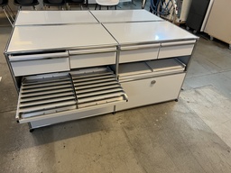 Modulschrank USM Haller  Lichtgrau, Breite 152x51x75cm cm