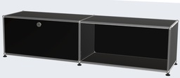 USM TV-Möbel 152x37x 39cm schwarz 1/ Schublade