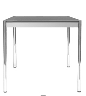 USM Haller Tisch Eiche Schwarz 75x75x72cm