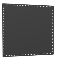 USM Haller Metallelement 350×350 gelocht, Graphitschwarz RAL 9011 gebraucht