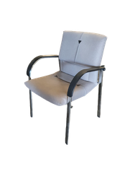 Vitra Stuhl Figura Vitra Neef Louis Design, Stoff grau